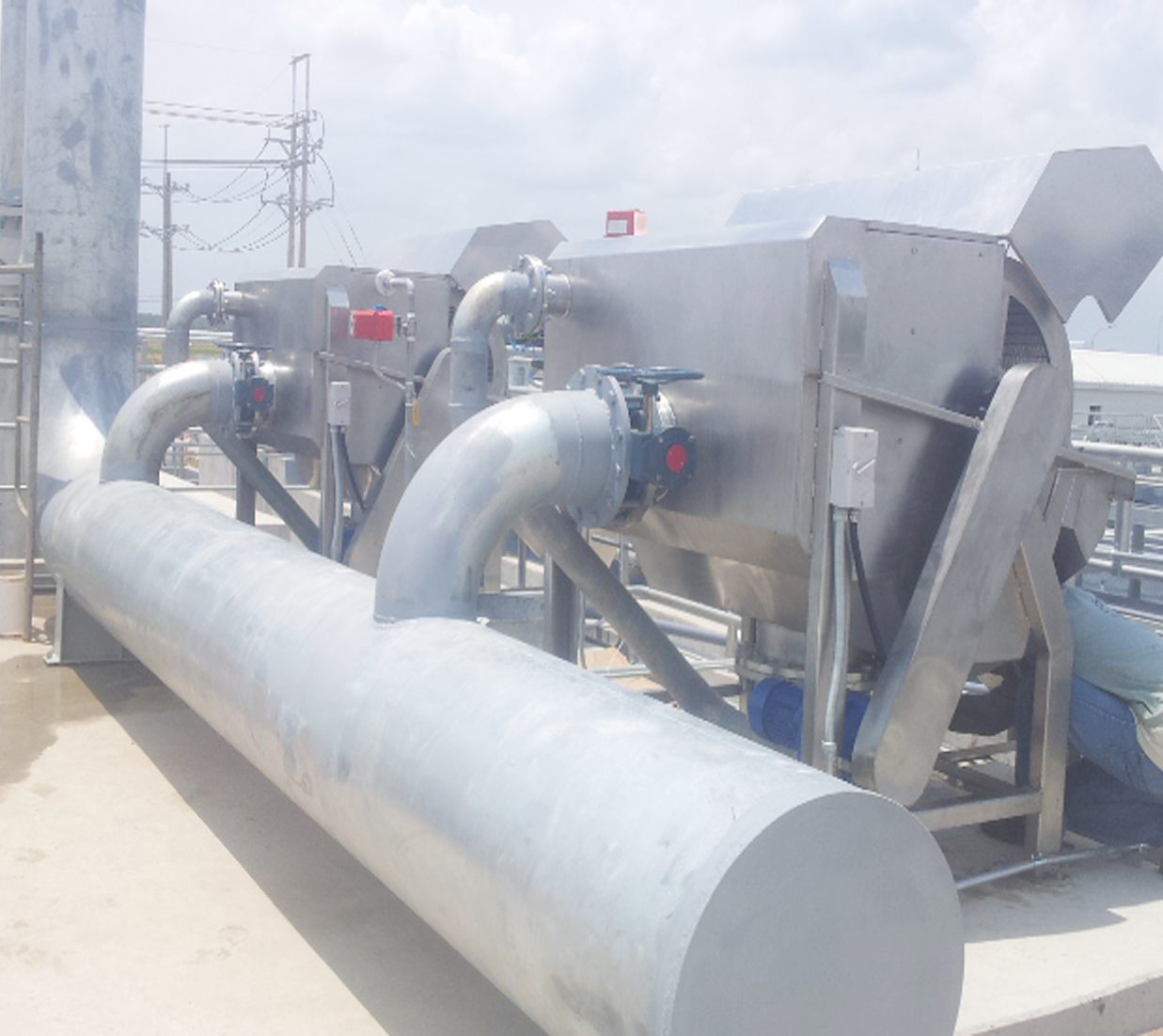 Máy tách rác trống quay