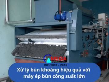  Xử lý bùn khoáng hiệu quả với máy ép bùn công suất lớn