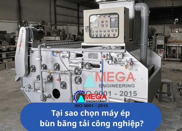 Báo giá máy ép bùn băng tải 2025