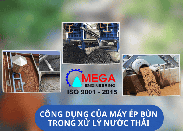 CÔNG DỤNG CỦA MÁY ÉP BÙN TRONG XỬ LÝ NƯỚC THẢI