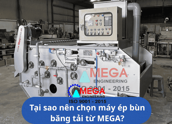 Lợi ích của máy ép bùn băng tải cho nhà máy xử lý nước thải