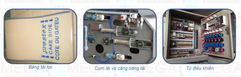 Máy ép bùn băng tải DSP-1800 