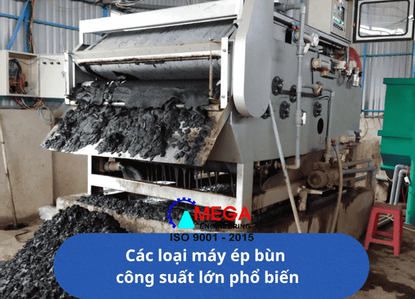Xử lý bùn khoáng hiệu quả với máy ép bùn công suất lớn