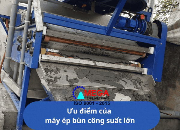 Xử lý bùn khoáng hiệu quả với máy ép bùn công suất lớn