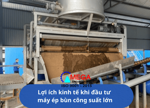 Xử lý bùn khoáng hiệu quả với máy ép bùn công suất lớn